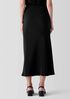 Silk Double Crepe Bias Skirt