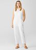 Cotton Hemp Stretch Jumpsuit