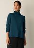 Italian Cashmere Turtleneck Top