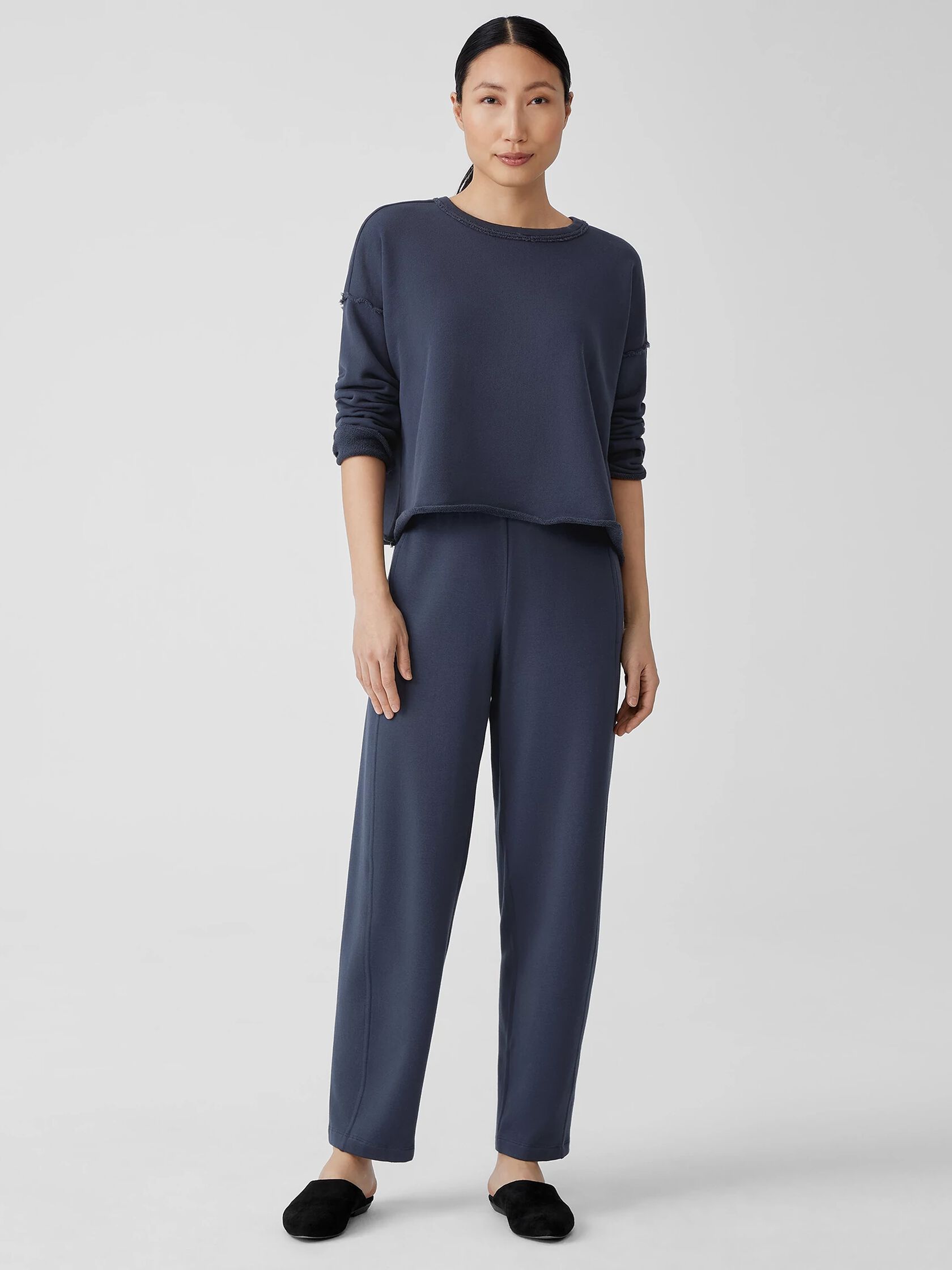 Cozy Brushed Terry Lantern Pant