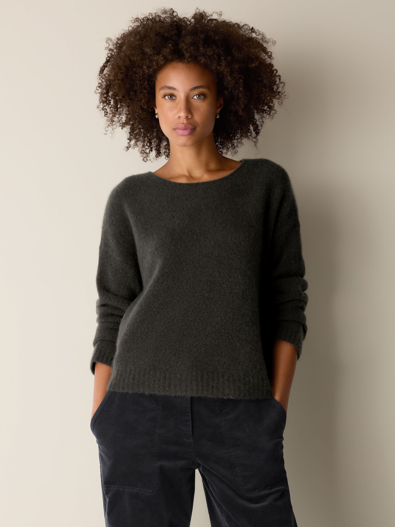 Cashmere Silk Bliss Crew Neck Top