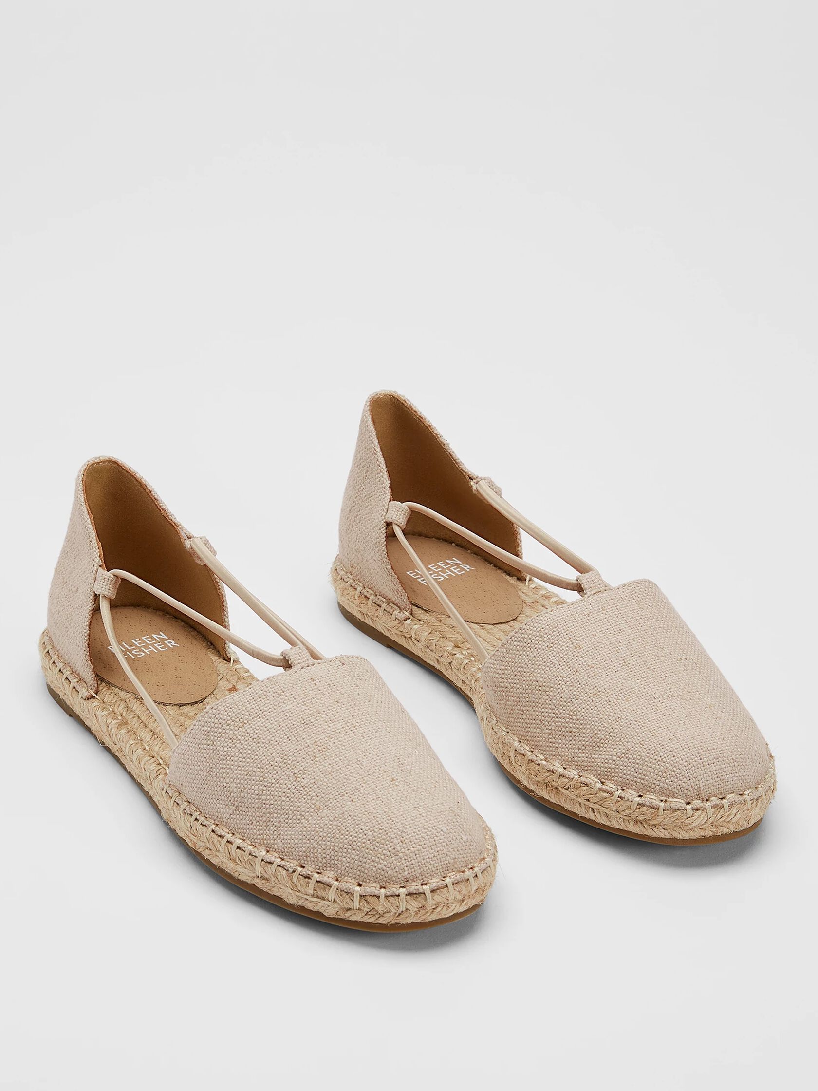 Lee Linen Espadrille Flat