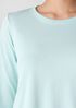Organic Pima Cotton Jersey 3/4-Sleeve Tee