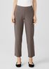 Washable Stretch Crepe Straight Pant