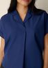 Organic Cotton Poplin Notch Collar Shirt