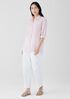 Organic Handkerchief Linen Classic Collar Shirt