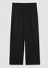 Pima Cotton Stretch Jersey Wide-Leg Pant