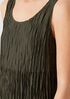 Crushed Silk Habutai Tiered Dress