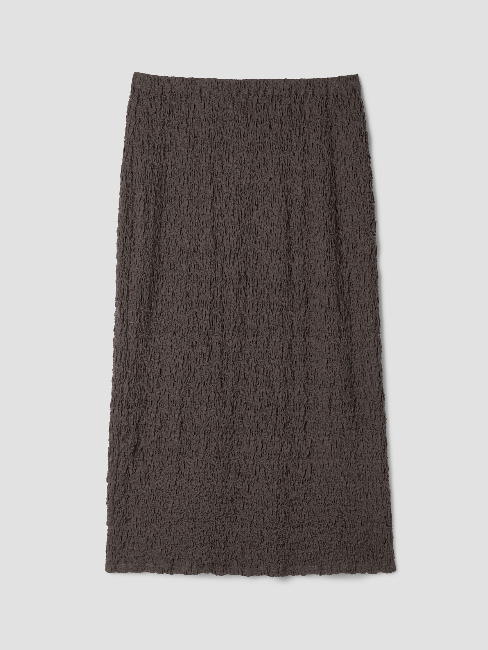 Bubble Jacquard Pencil Skirt