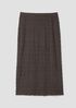Bubble Jacquard Pencil Skirt