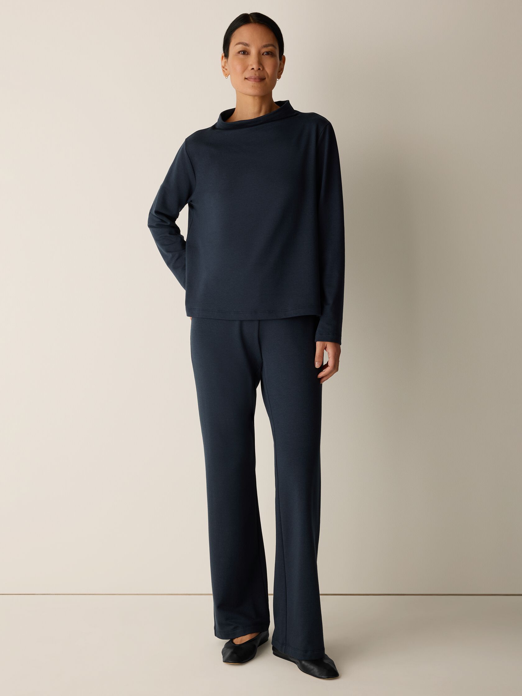 Cozy Brushed Terry Hug Kick Pant