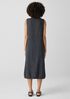 Washed Organic Linen Délavé Lantern Dress