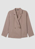 Organic Linen Double-Breasted Blazer
