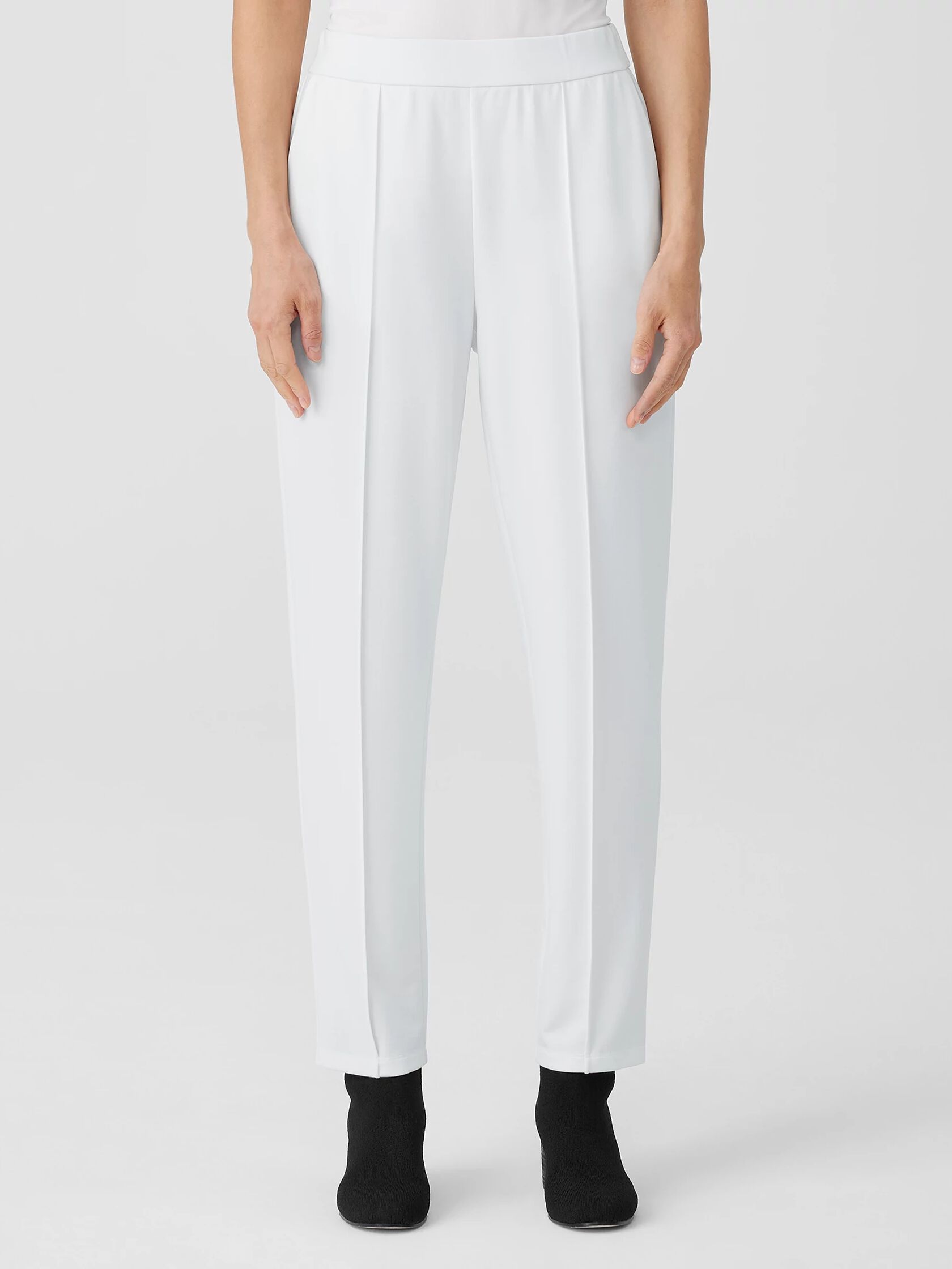 Washable Flex Ponte Pintuck Pant