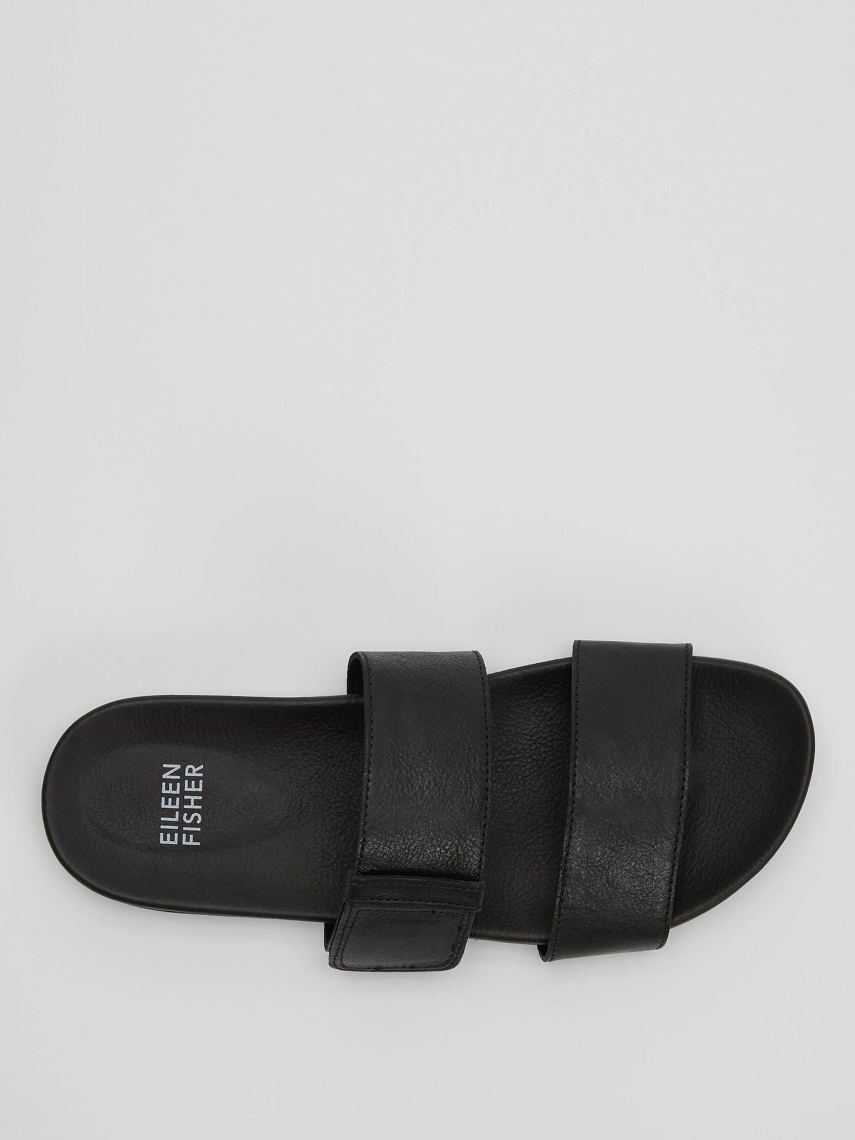 Folk Leather Slide Sandal