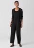 Cotton Blend Ponte Lantern Trouser Pant