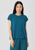 Fine Jersey Shirred-Back Top