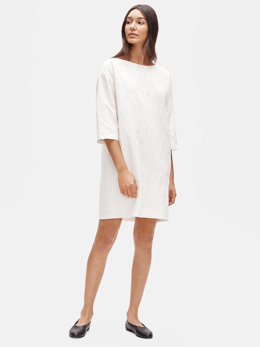Organic Cotton Steel Shift Dress