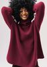 Recycled Wool Cashmere Turtleneck Top