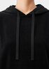 Cotton Velour Hooded Top