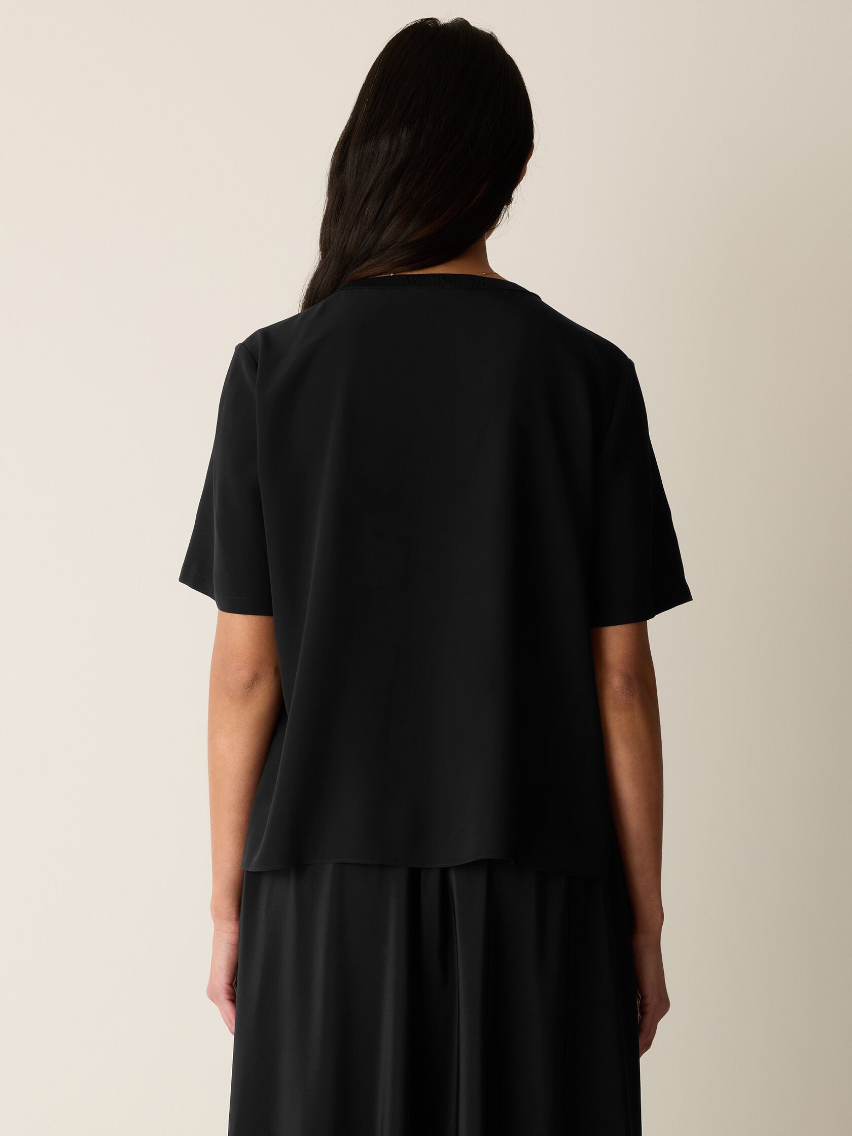 Silk Crepe de Chine Bold Tee