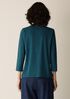 Organic Pima Cotton Jersey 3/4-Sleeve Tee