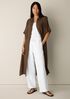 Organic Cotton Lofty Gauze Classic Collar Shirtdress
