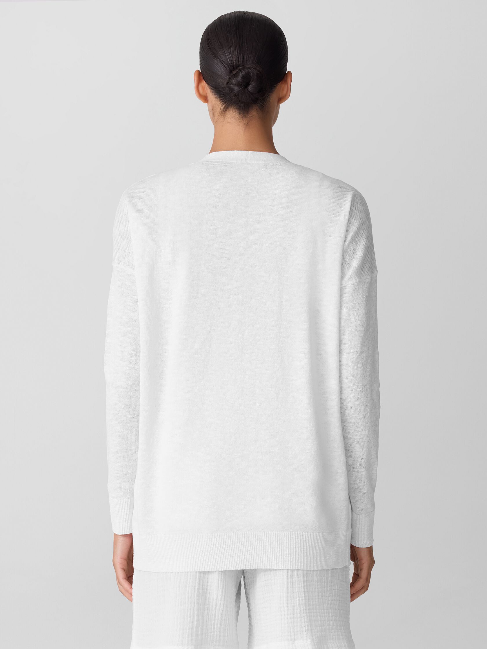 Organic Linen Cotton Slub Cardigan