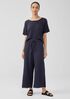 Organic Cotton Gauze Wide-Leg Pant