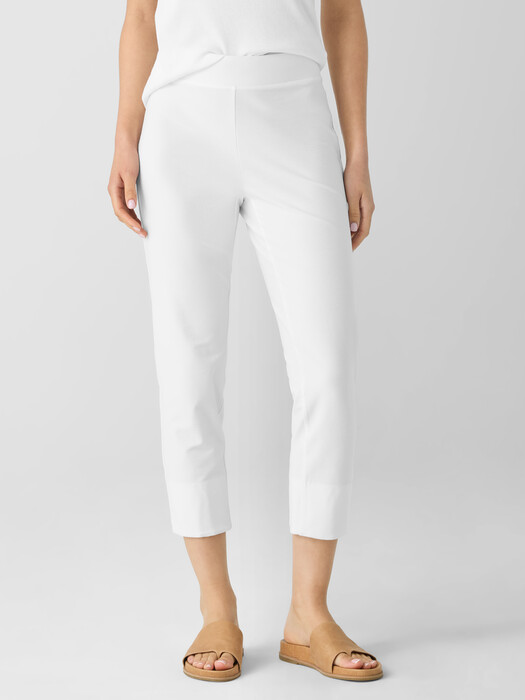 Washable Stretch Crepe Slim Pant