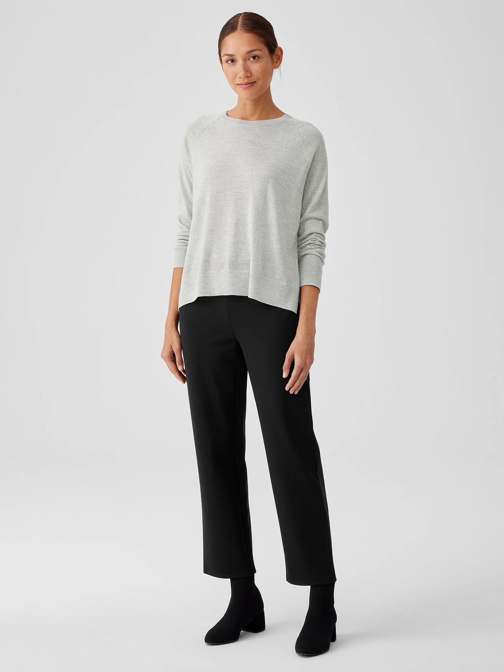 Washable Flex Ponte Straight Pant