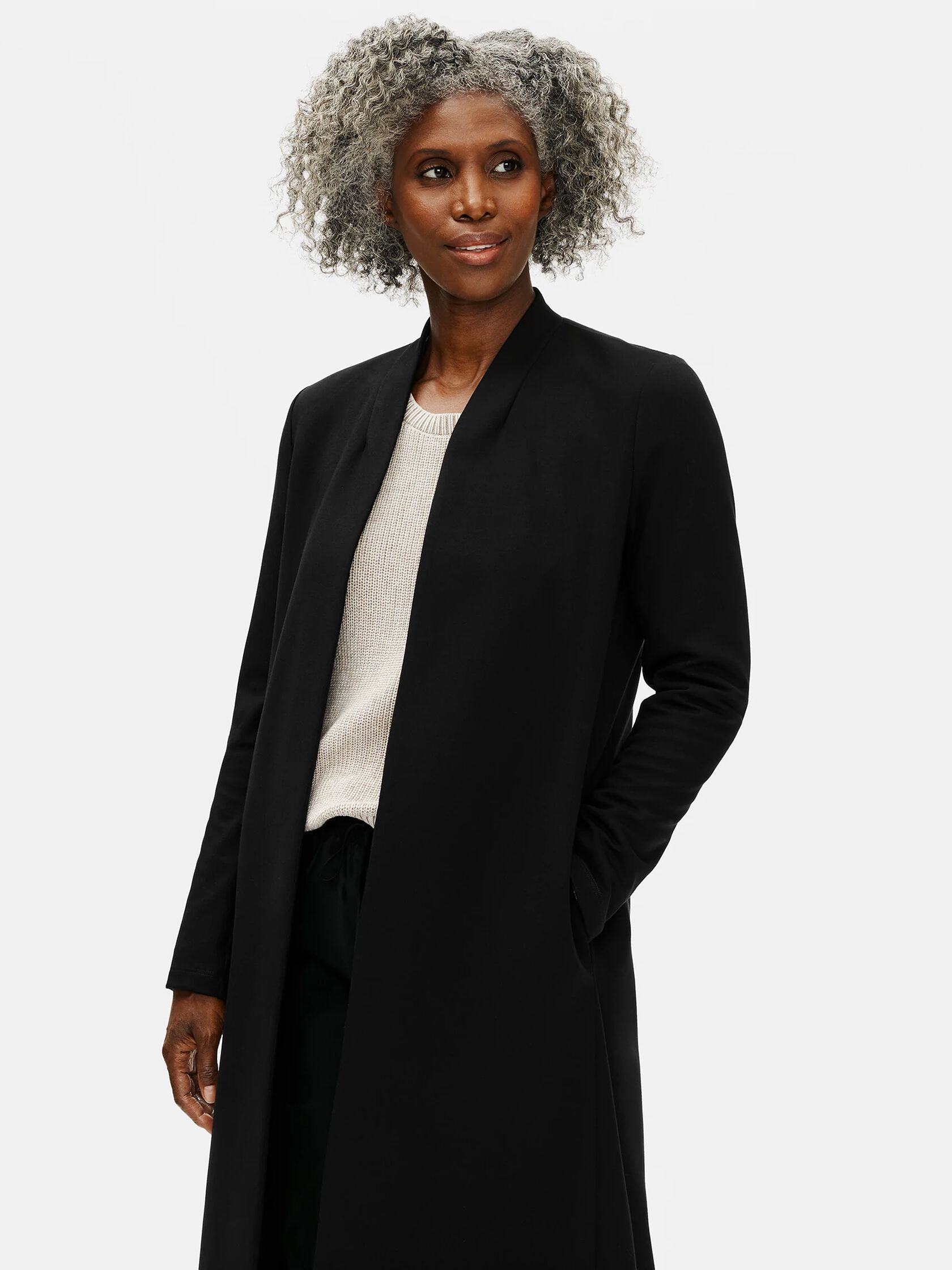 Flex Ponte Long Jacket