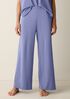Organic Cotton Interlock Wide-Leg Sleep Pant