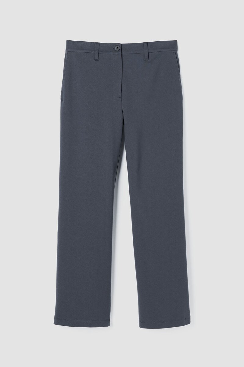 Washable Flex Ponte Wide Trouser Pant Washable Flex Ponte Wide Trouser Pant
