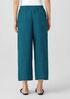 Washed Organic Linen Delave Wide-Leg Pant