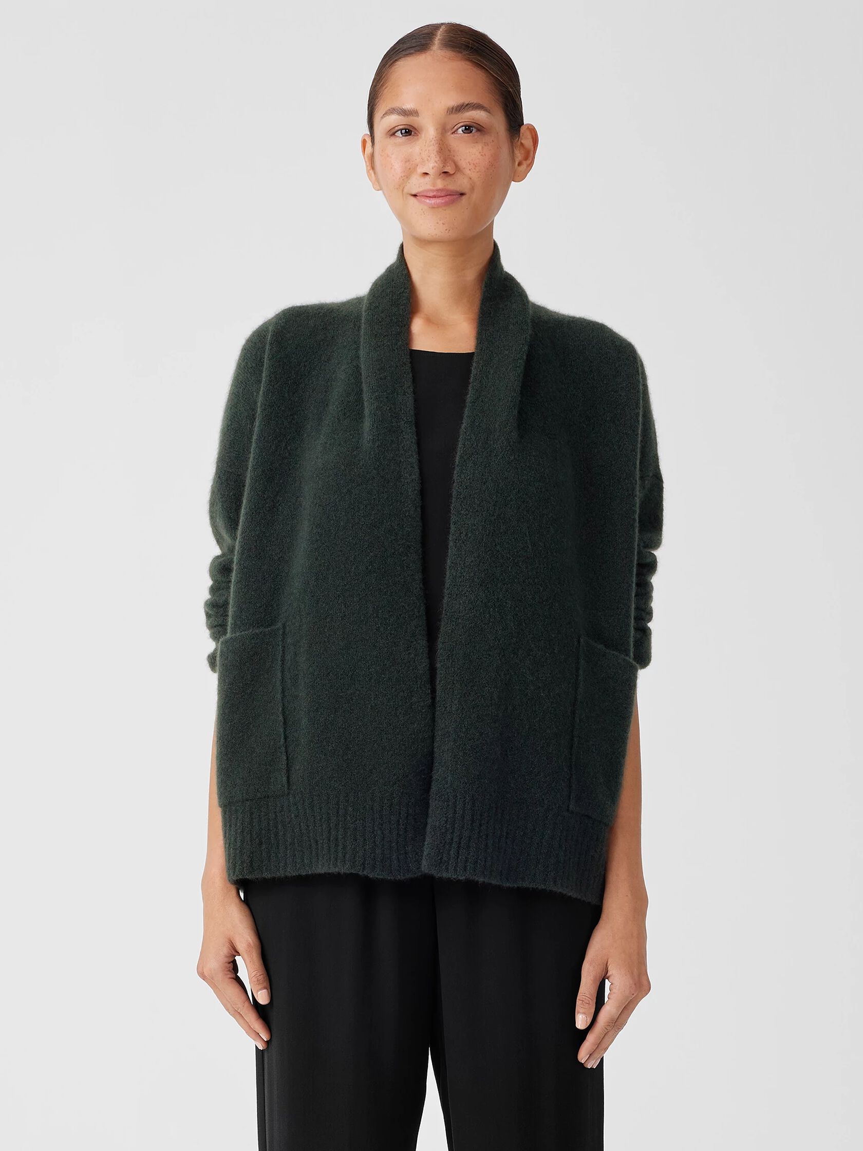 Cashmere Silk Bliss Shawl Collar Cardigan