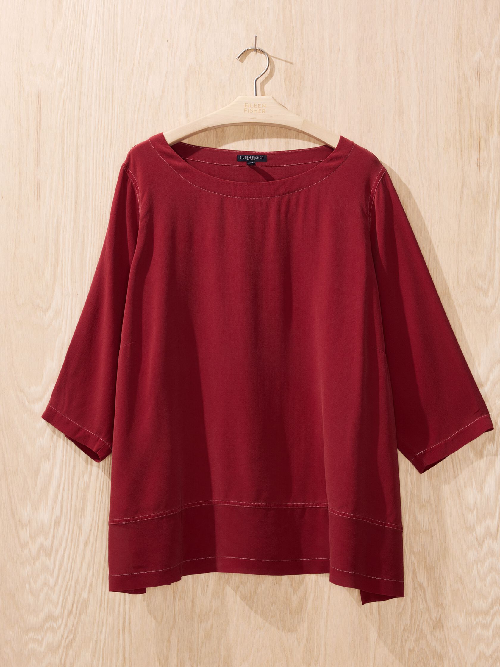 Renew Overdye Silk Crepe Top, 2X