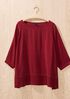 Renew Overdye Silk Crepe Top, 2X