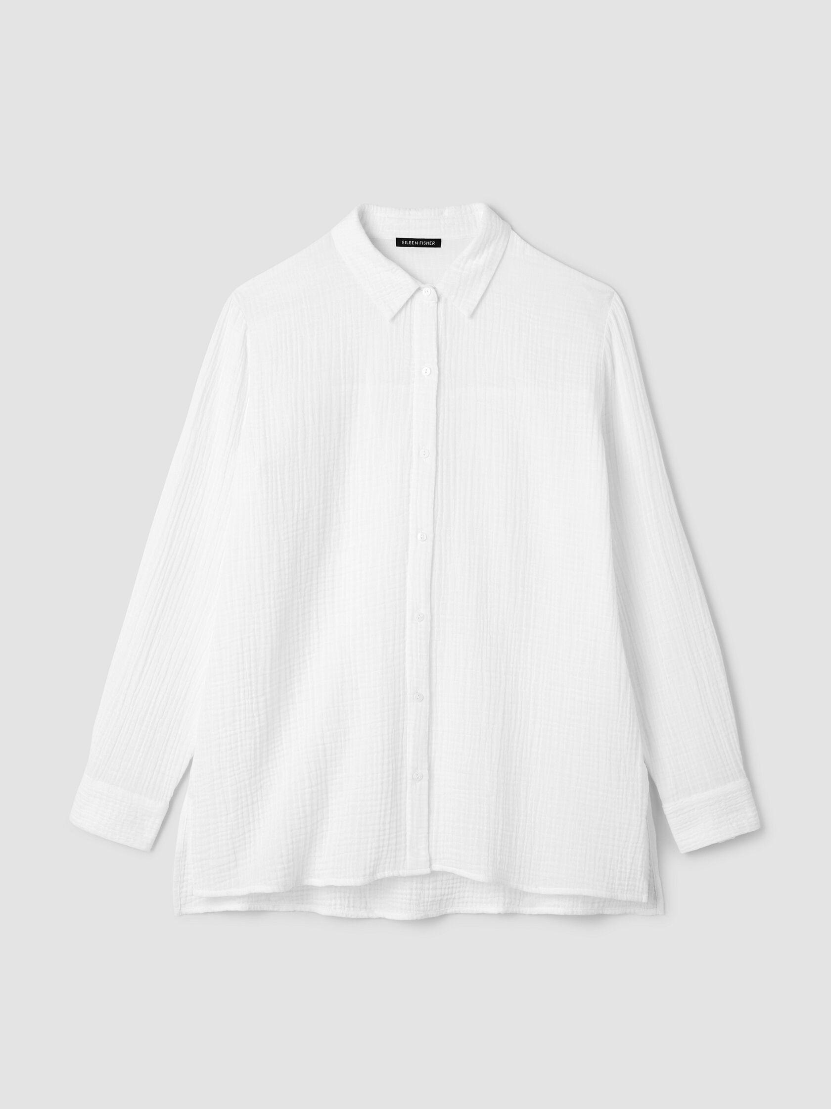 Organic Cotton Lofty Gauze Classic Collar Shirt