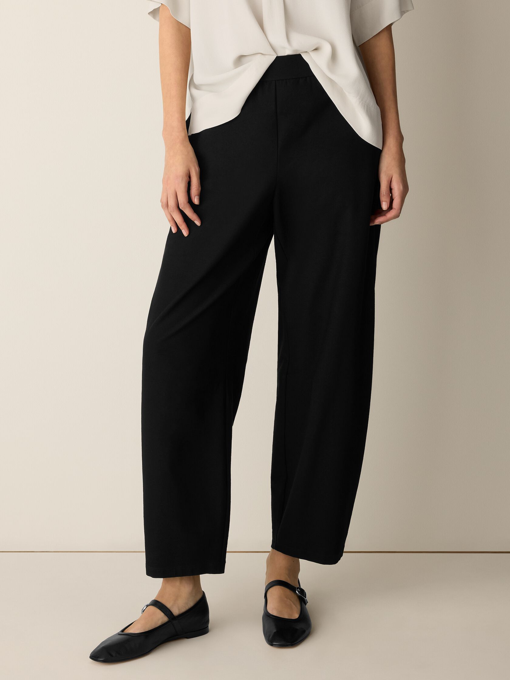 Washable Stretch Crepe Arch Pant