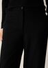 Felted Wool Jersey Full-Length Straight Trouser&nbsp;in Regenerative Wool