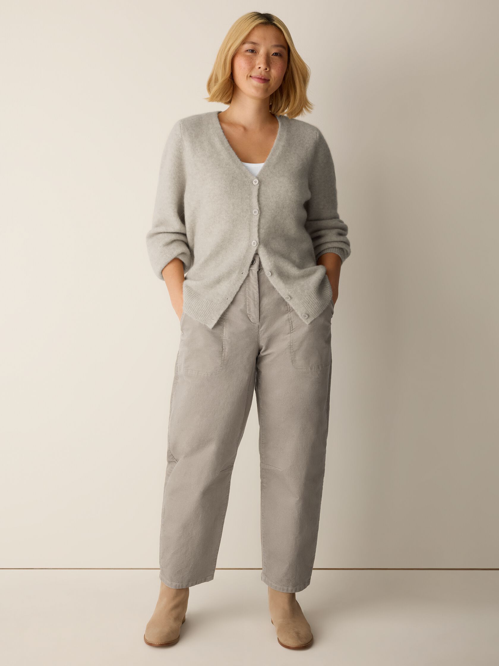 Brushed Organic Cotton Arch Pant
