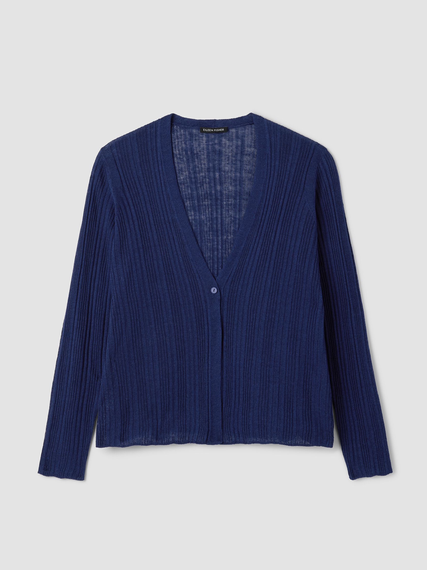 Organic Linen Cotton V-Neck Cardigan