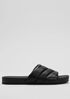 Haze Nappa Leather Slide Sandal
