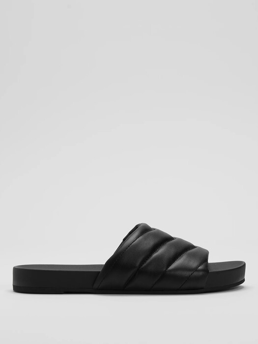 Haze Nappa Leather Slide Sandal