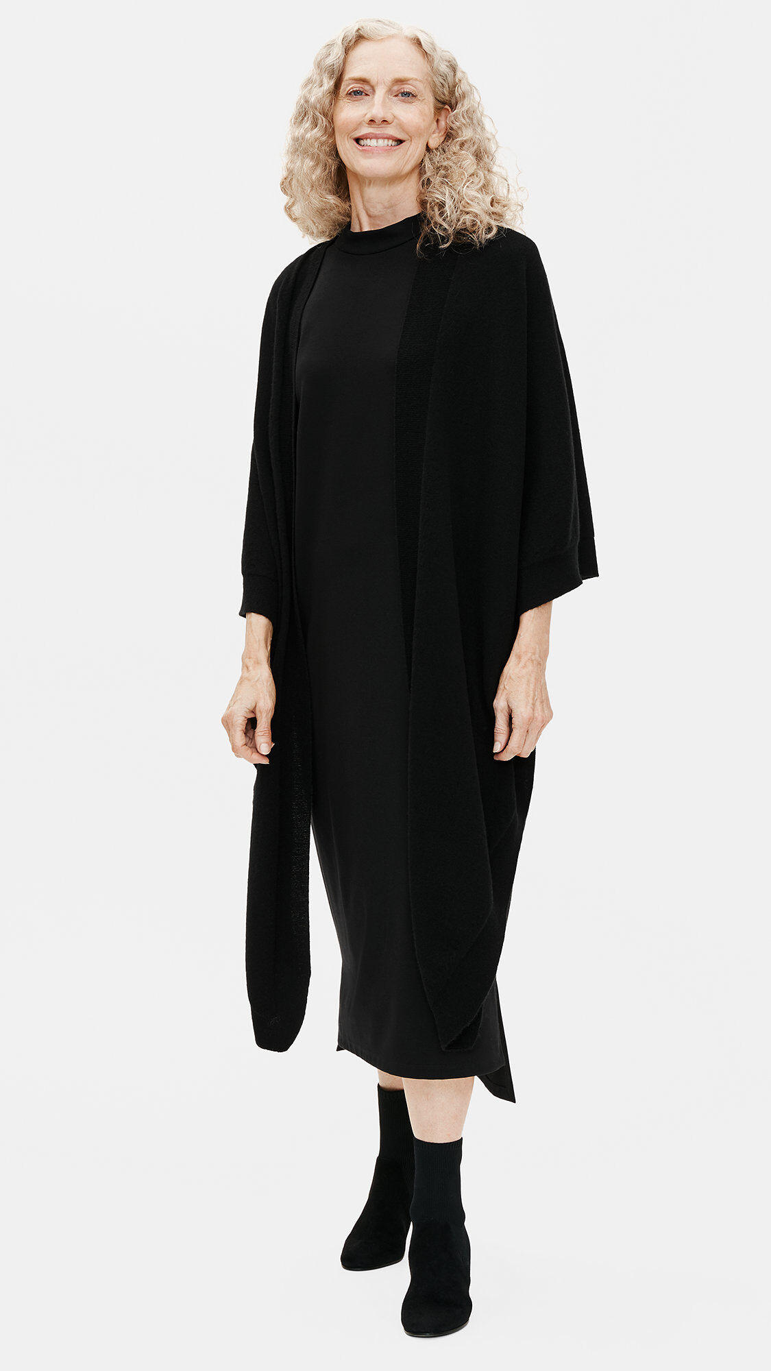 Eileen fisher cashmere poncho new arrivals