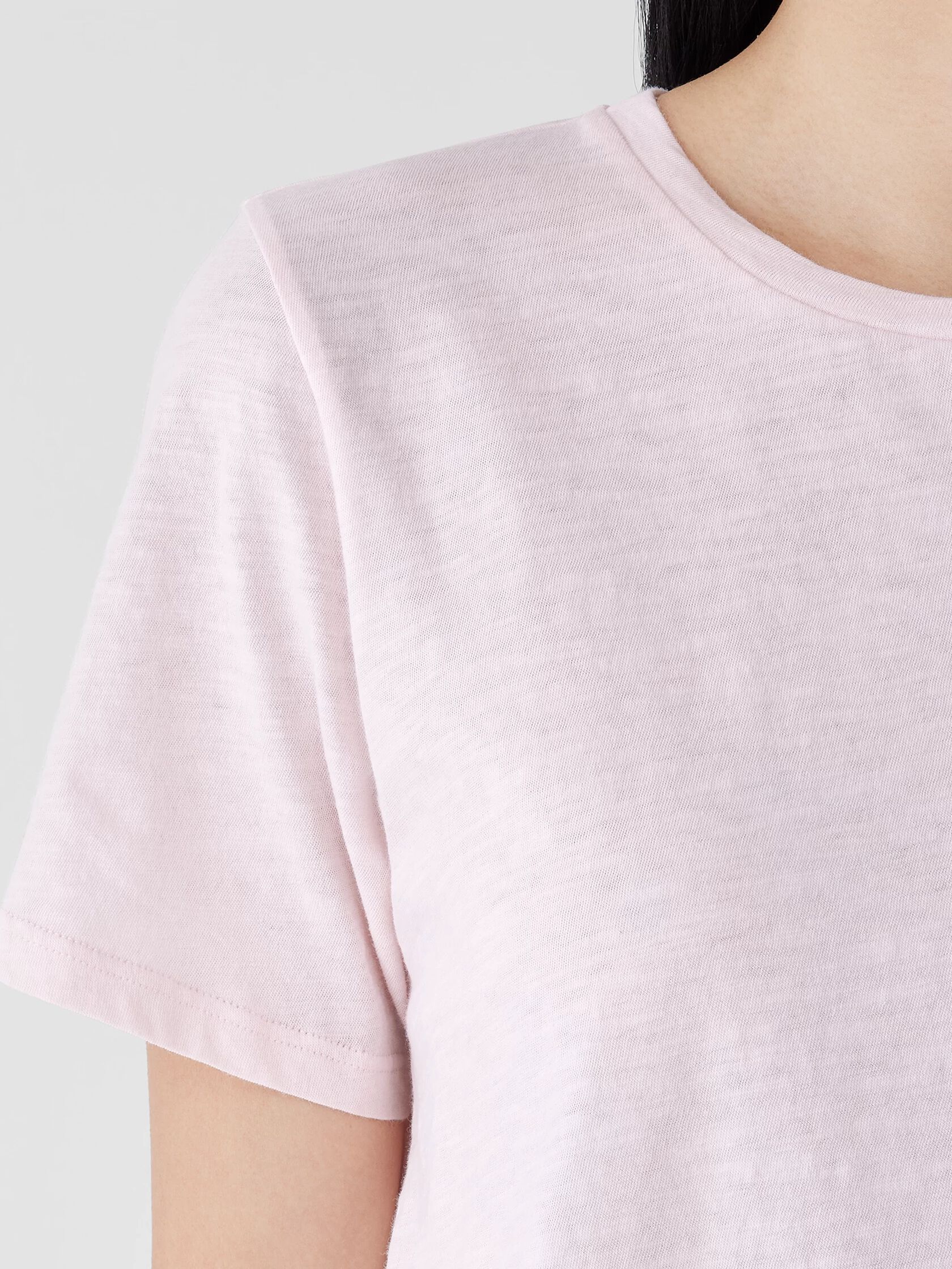 Organic Cotton Slubby Jersey Tee
