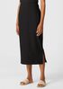 Washable Stretch Crepe Pencil Skirt