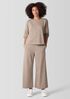 Lightweight Ponte Wide-Leg Pant