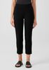Washable Stretch Crepe Pant with Slits
